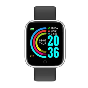 Y68 Ceas Inteligent Bărbați Ceasuri Smartwatch Ceas Electronic de Fitness Monitor Bărbați Cadou Reloj inteligente pentru Huawei Relogio SB001