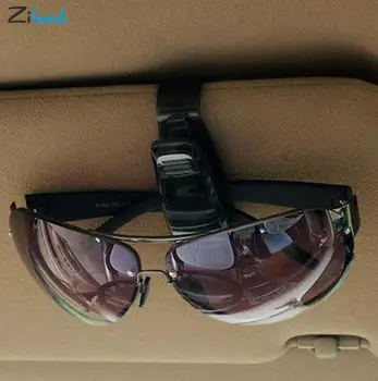 Zilead 2 buc Pahare Auto de Fixare Clip Auto Parasolar Suport pentru ochelari de Soare În Mașină Card Pen Portabil Clip Bilet Suportul de Stocare